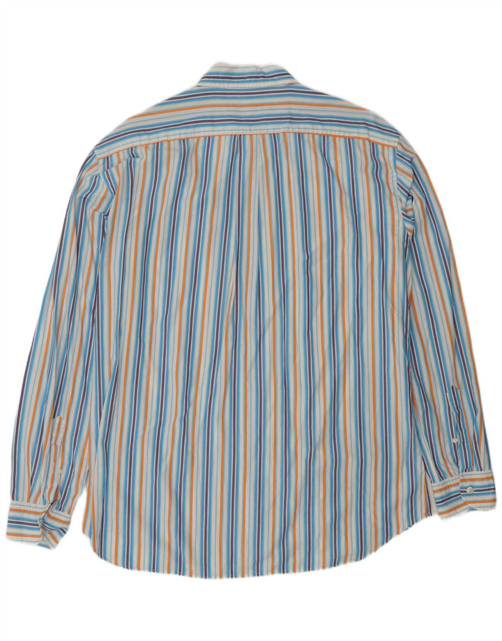 BROOKSFIELD Chemise Homme Taille 42 Grand Bleu Rayé