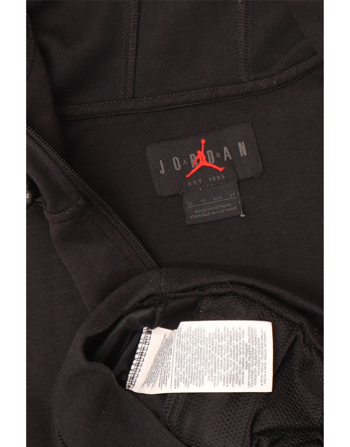 Jordan Pull à capuche zippé pour homme XS Noir Polyester