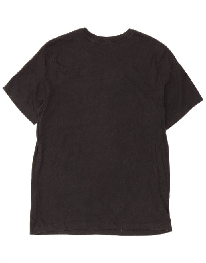 Nike T-shirt graphique pour homme en coton noir moyen
