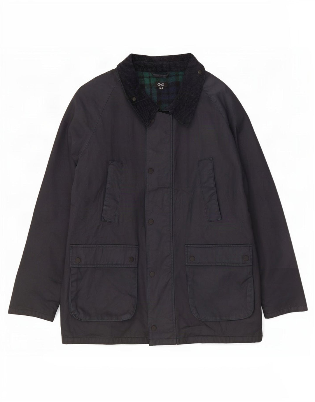 OVS Veste en coton ciré pour homme UK 42 XL Noir