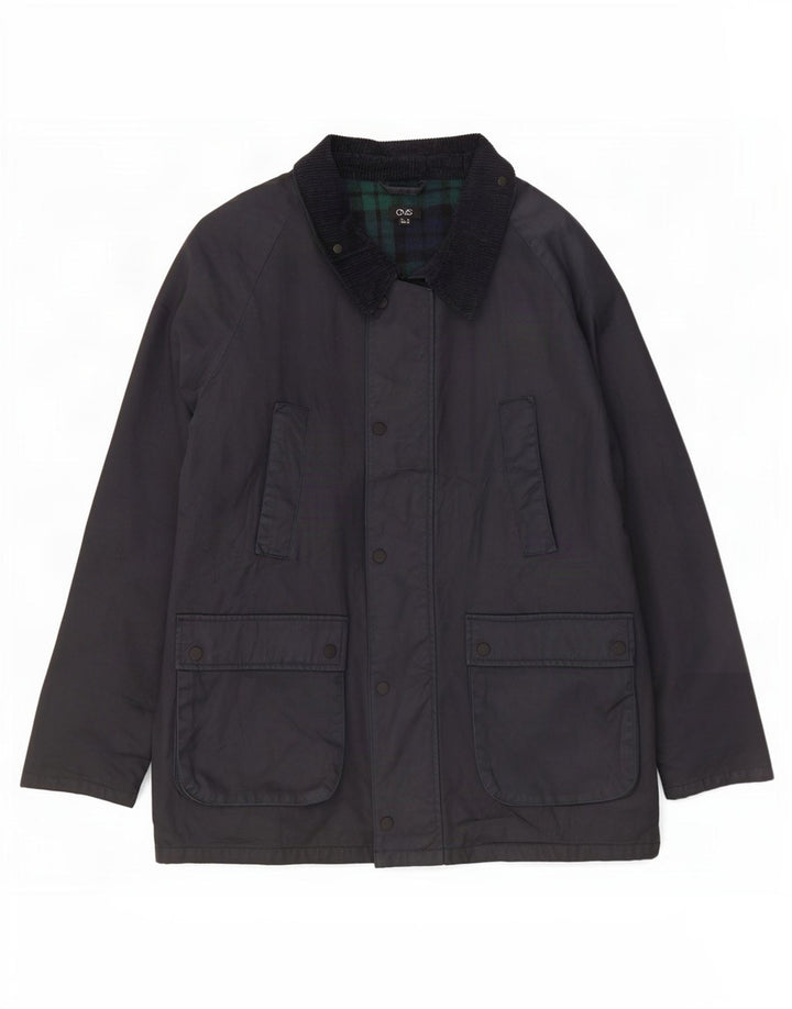 OVS Veste en coton ciré pour homme UK 42 XL Noir