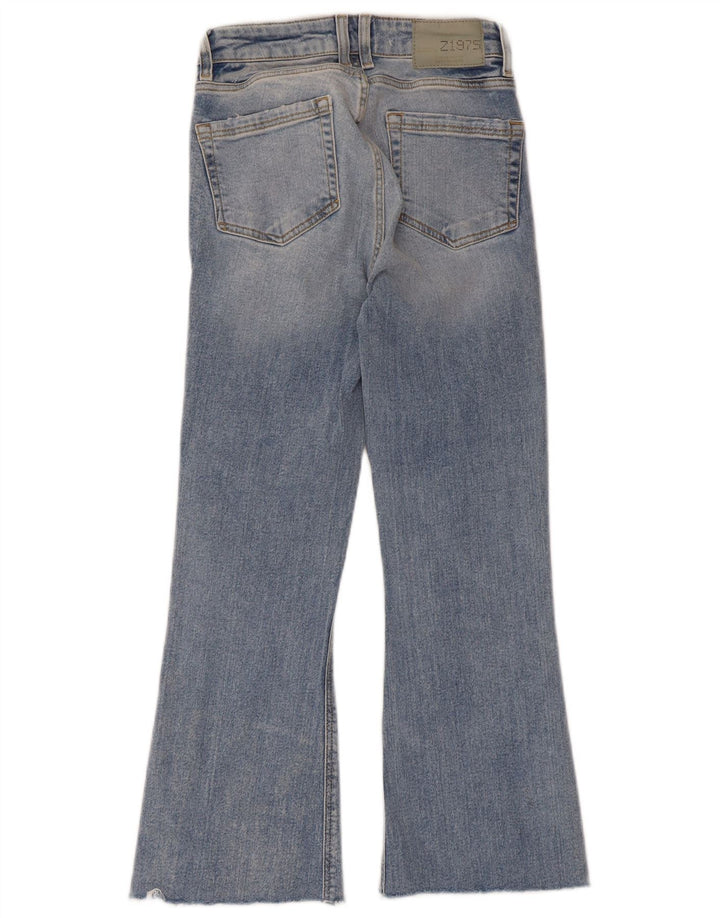 Zara Jean évasé pour femme EU 34 2XS W24 L24 Bleu