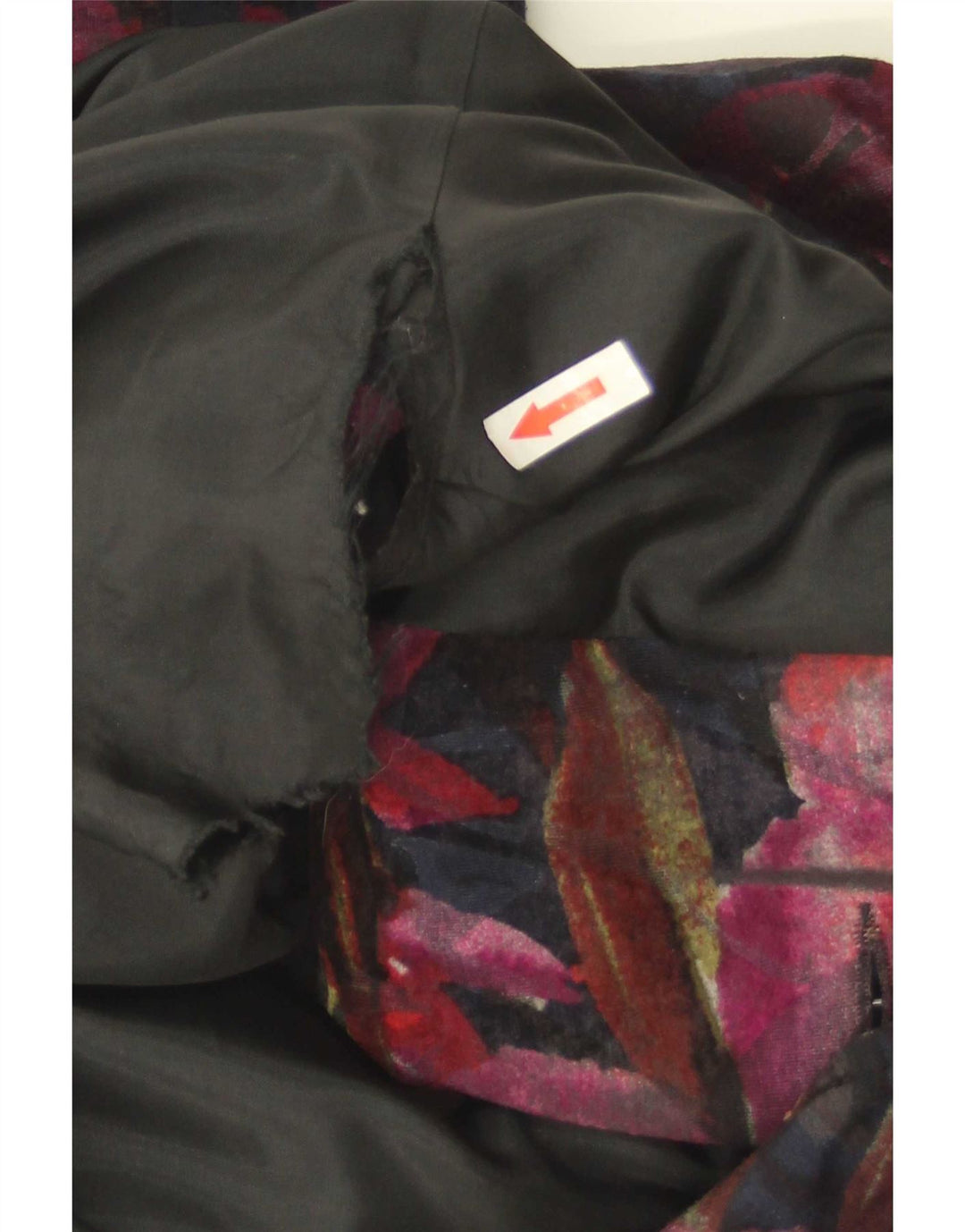 vintage Femmes 3 Bouton Blazer Veste UK 10 Petit Floral Multicolore