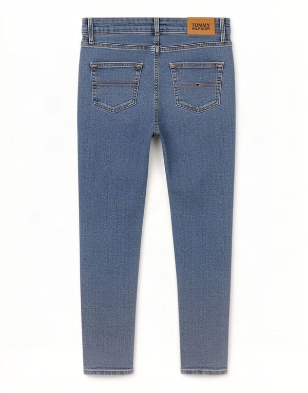 Tommy Hilfiger Jean fuselé fille 13-14 ans W26 L25 bleu coton