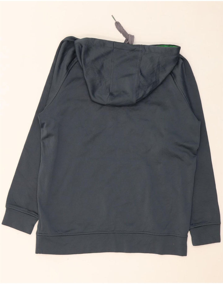 ADIDAS Pull à capuche graphique pour hommes, grand, bleu marine, polyester