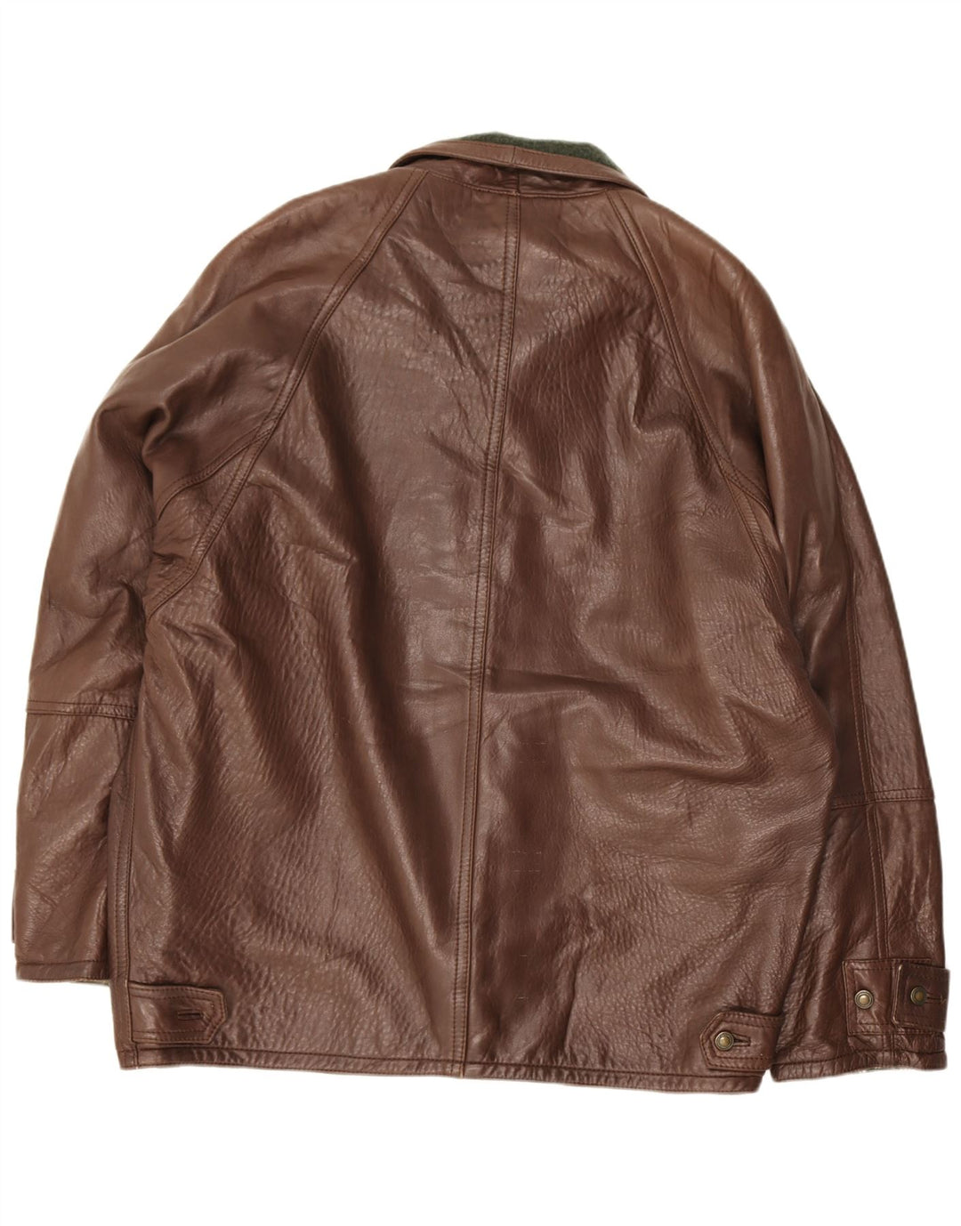 Nazareno Gabrielli Veste en cuir pour homme IT 50 Large Marron