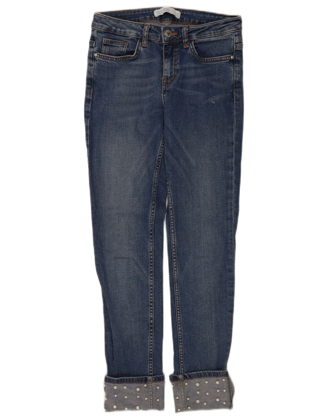 Zara Jean Slim Femme EU 34 2XS W24 L26 Bleu