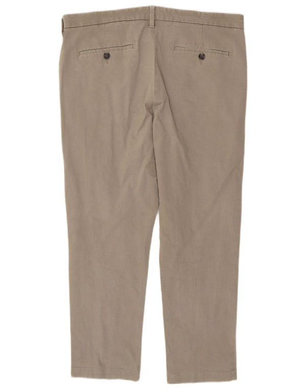 Marks & Spencer Pantalon Chino Slim Fit Homme W36 L26 Coton Beige
