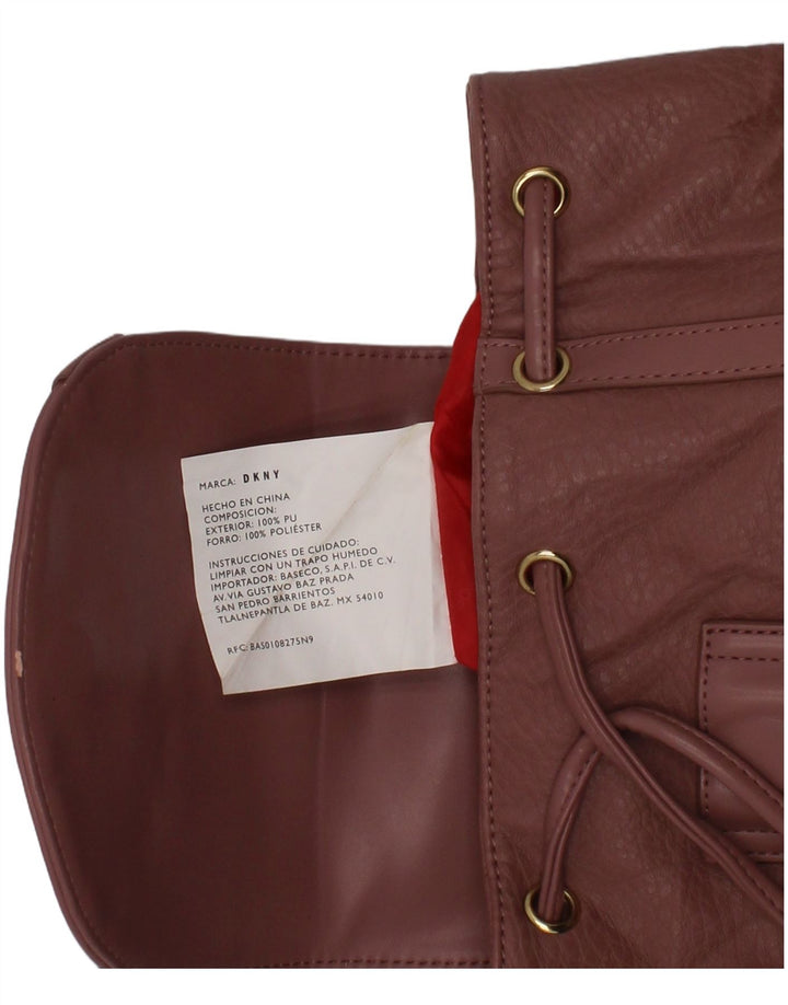 Dkny Sac à Dos Femme en Simili Cuir Taille Unique Rose Polyuréthane