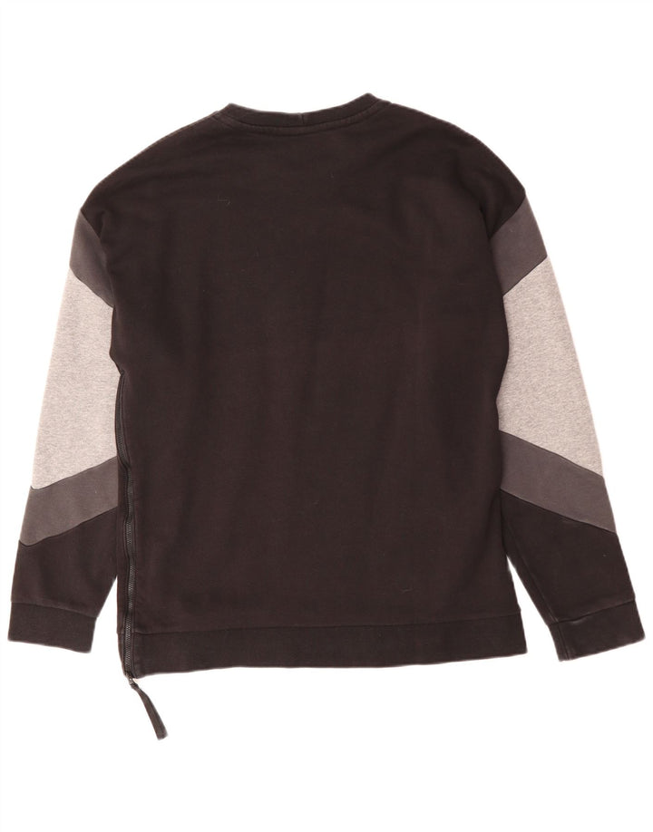 Nike Sweat-shirt graphique pour homme Noir moyen colour block