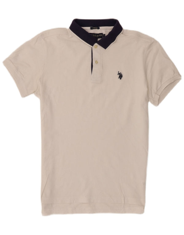 U.S. Polo Assn. Chemise Homme Small Blanc Colourblock Coton