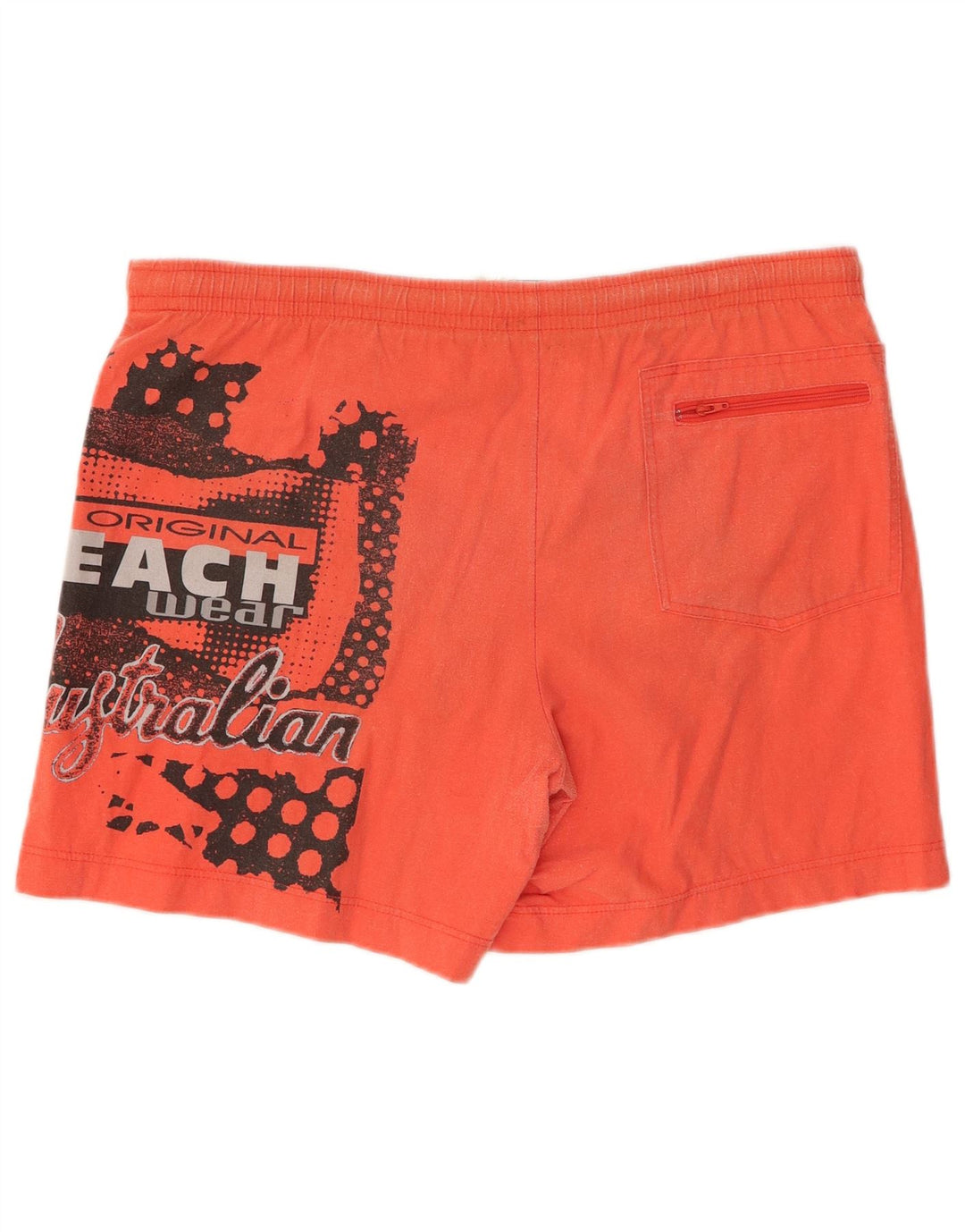 AUSTRALIAN L'ALPINA Short de bain graphique pour homme IT 50 Orange moyen