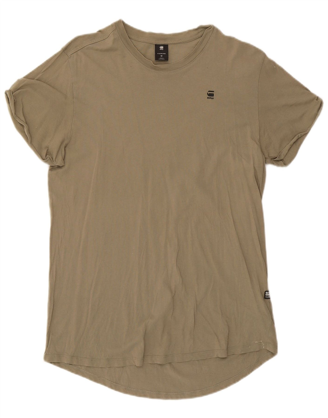 G-Star T-Shirt Homme Kaki Moyen Coton
