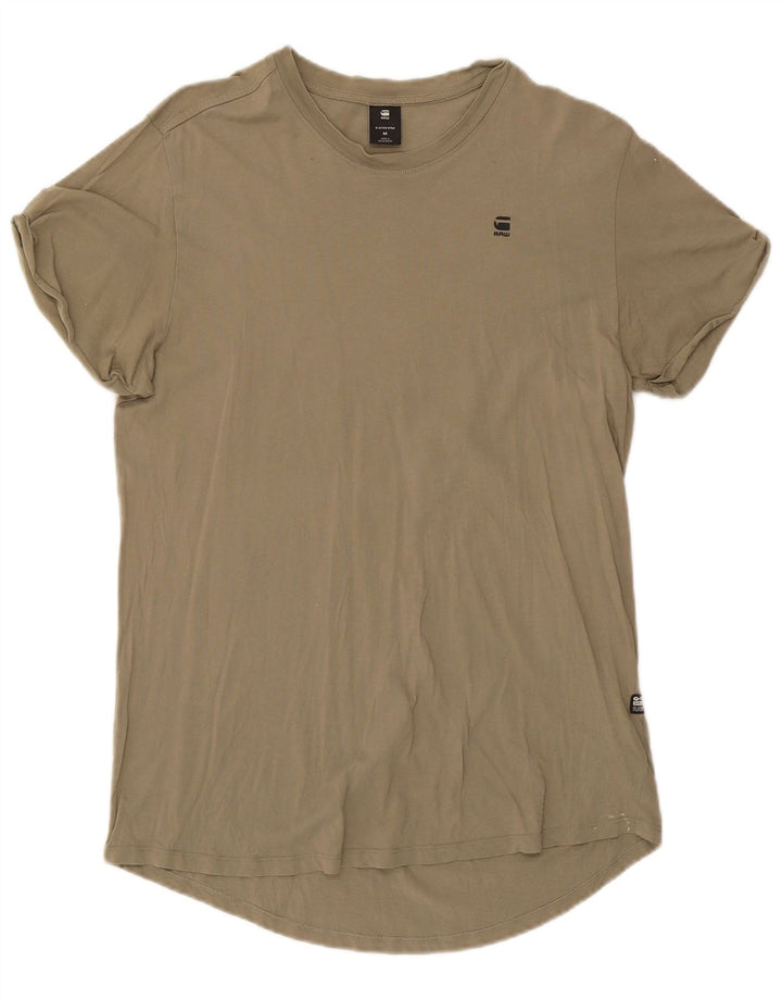 G-Star T-Shirt Homme Kaki Moyen Coton
