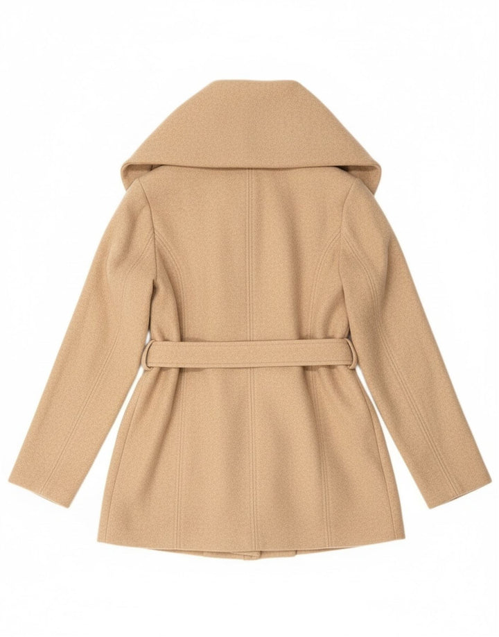 AMISU Pardessus Femme EU 40 Polyester Beige Moyen