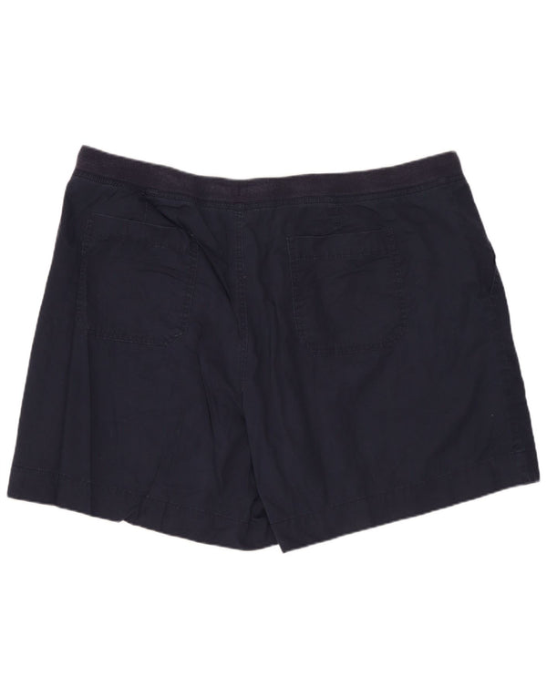 LEE Womens Khakis Chino Shorts US 20 3XL W40 Navy Blue Cotton