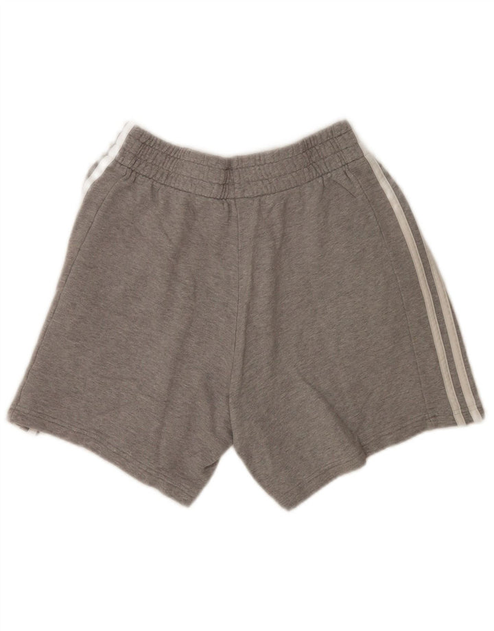 Adidas Short de sport pour homme en coton moucheté gris moyen