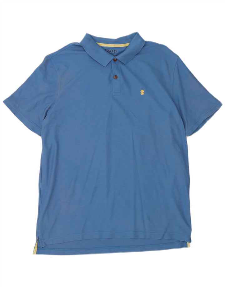 Izod Polo Homme XL Bleu Coton