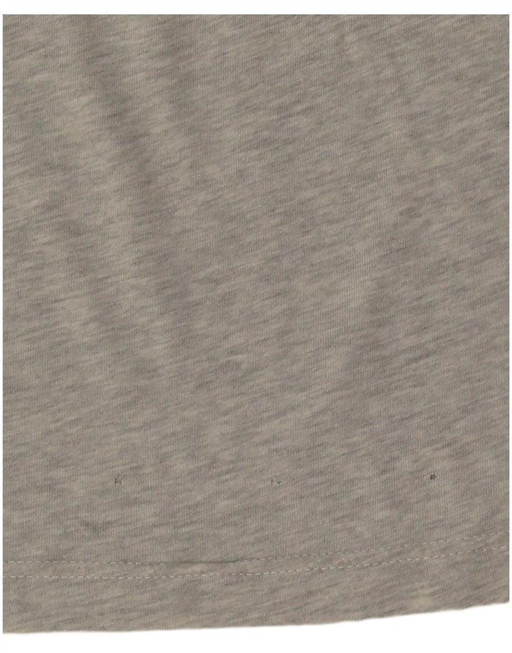 Lacoste T-shirt coupe régulière pour homme, taille 4, gris moyen, coton