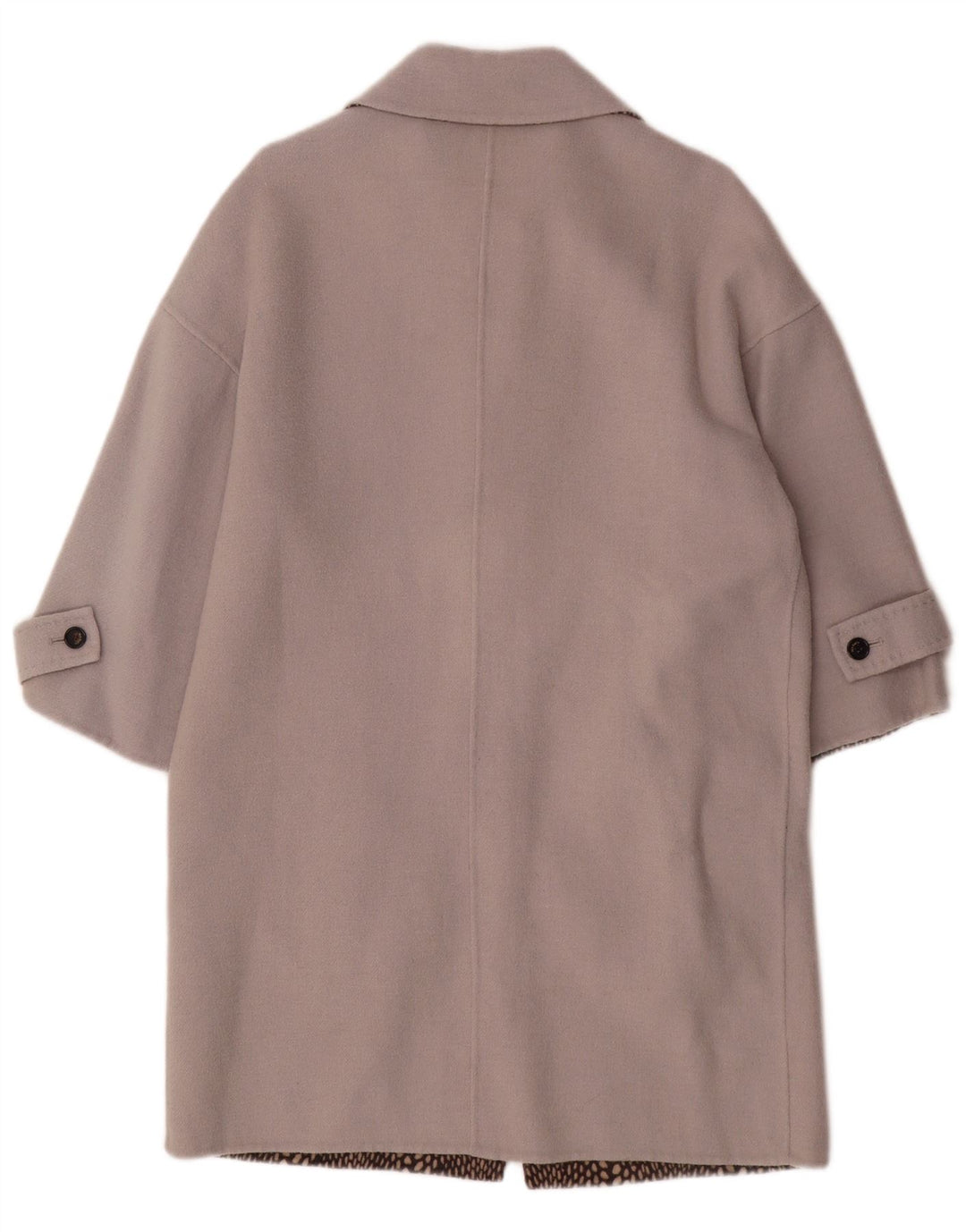 VINTAGE Manteau Femme UK 14 Grand Gris