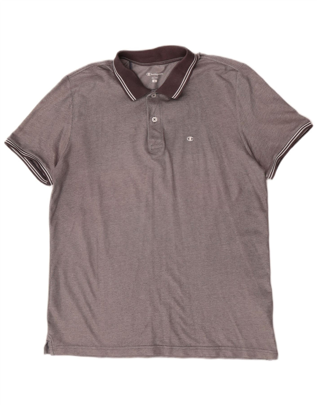 Champion Polo Easy Fit pour homme Taille L Gris