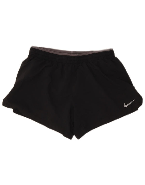 Nike Short de sport Dri Fit pour femme UK 10 Petit Gris Polyester