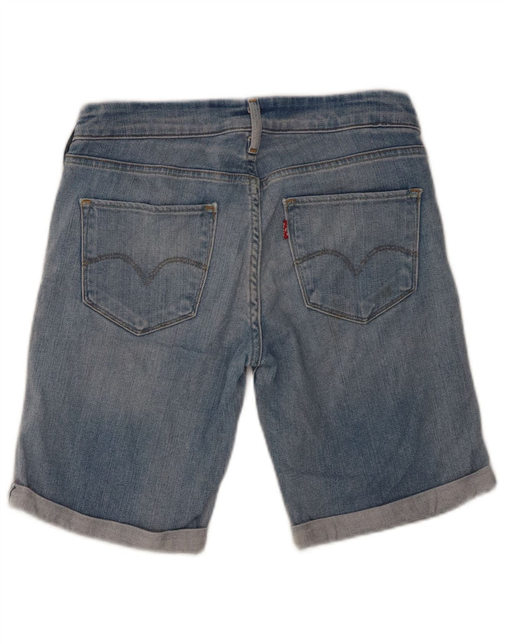 LEVI'S Short en Jean Femme W28 Bleu Moyen Coton