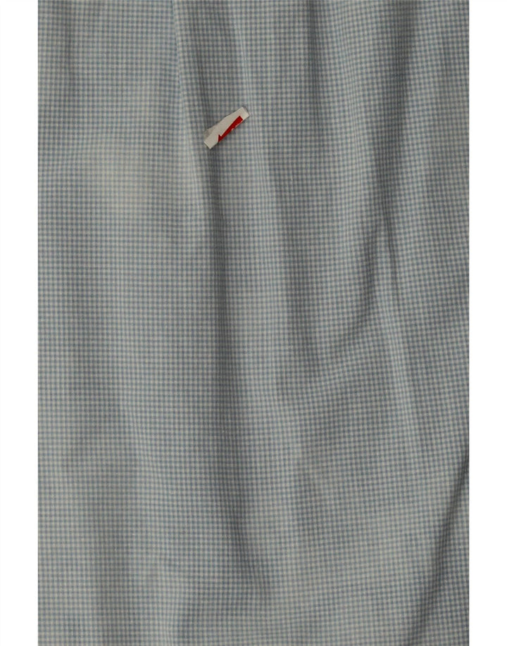 SERGIO TACCHINI Mens Shirt 2XL Blue Gingham Cotton