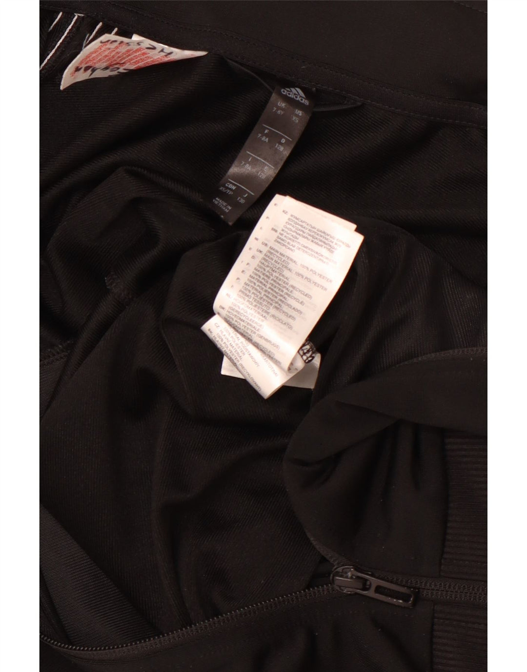 ADIDAS Veste de Survêtement Aeroready Garçon 7-8 Ans Noir Polyester