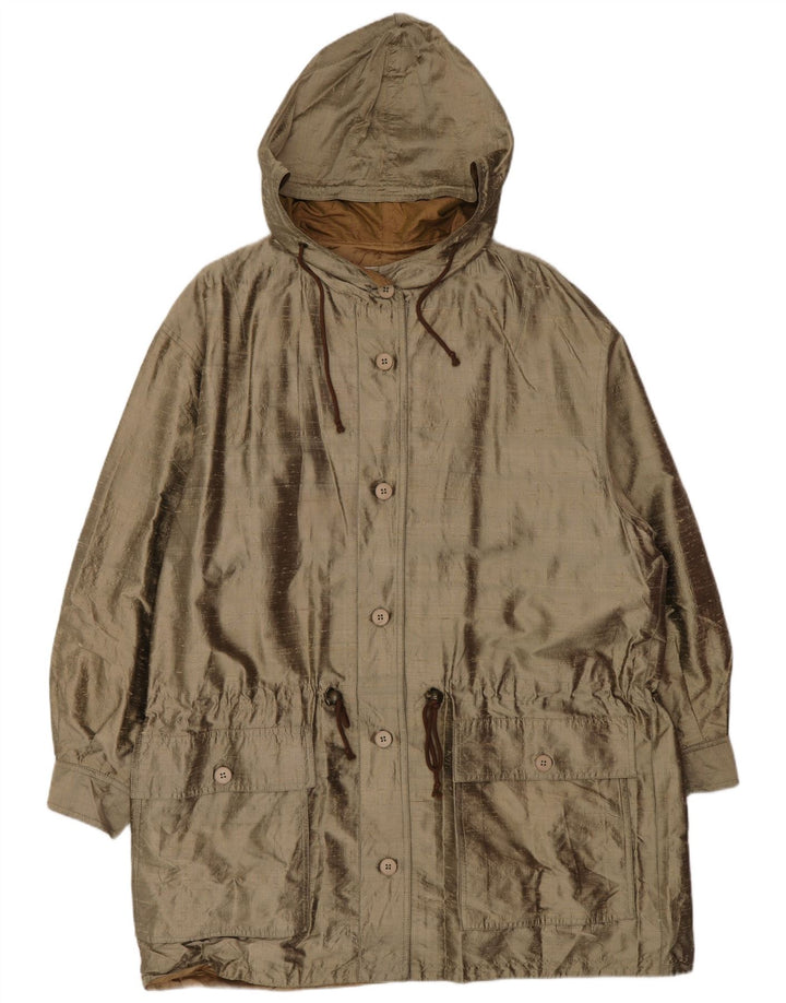 OLIVER BY VALENTINO Manteau à capuche surdimensionné pour femme IT 44 Beige moyen