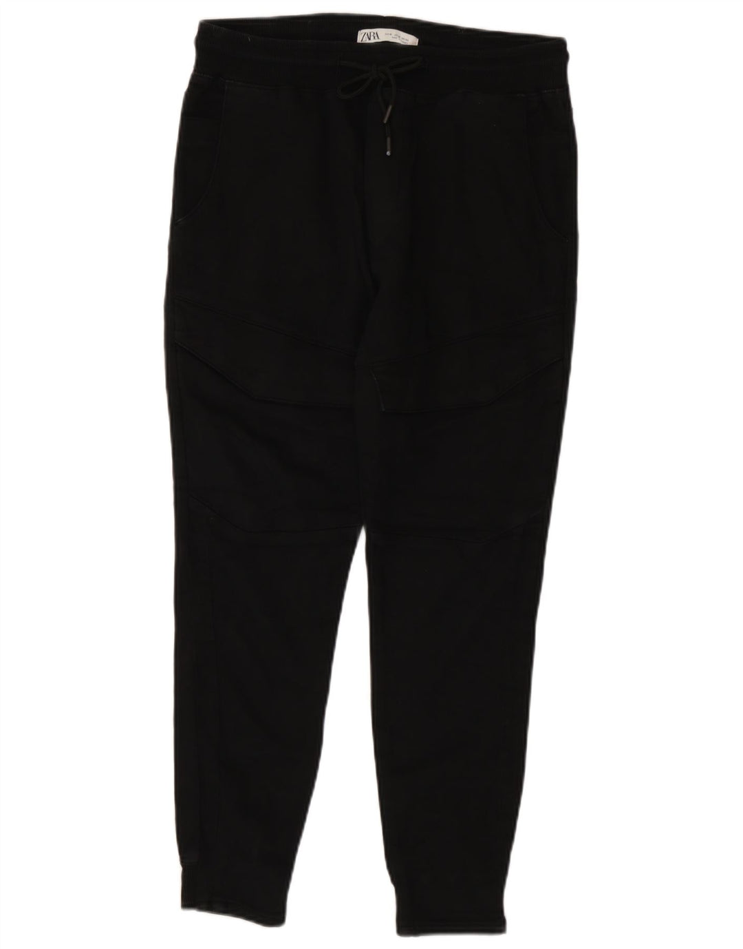 Zara Pantalon Chino Joggers Homme Moyen W31 L26 Noir