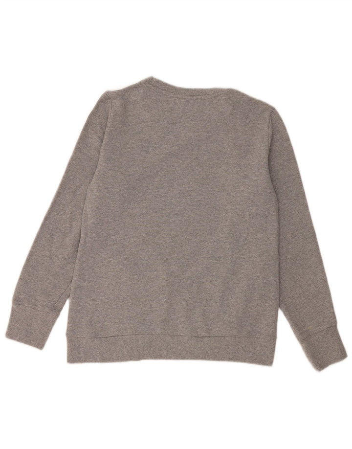 Adidas Sweat-shirt pour femme UK 12/14 Gris moyen en coton