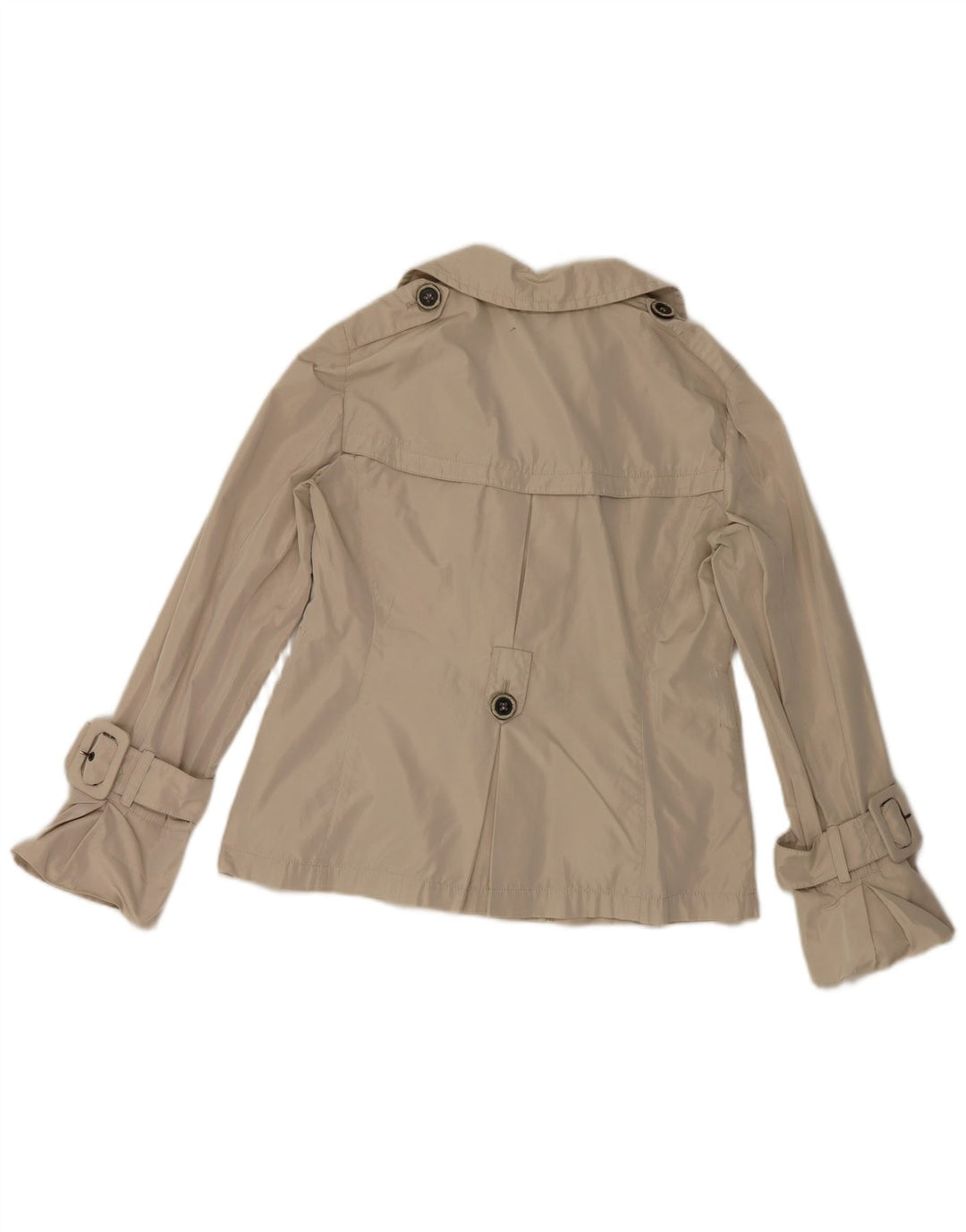 Marella Trench court pour femme UK 14 Large Beige Polyester