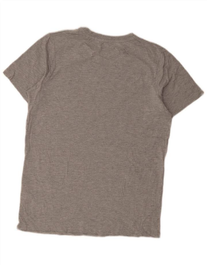 Penguin T-Shirt Homme Top Large Gris Moucheté Coton