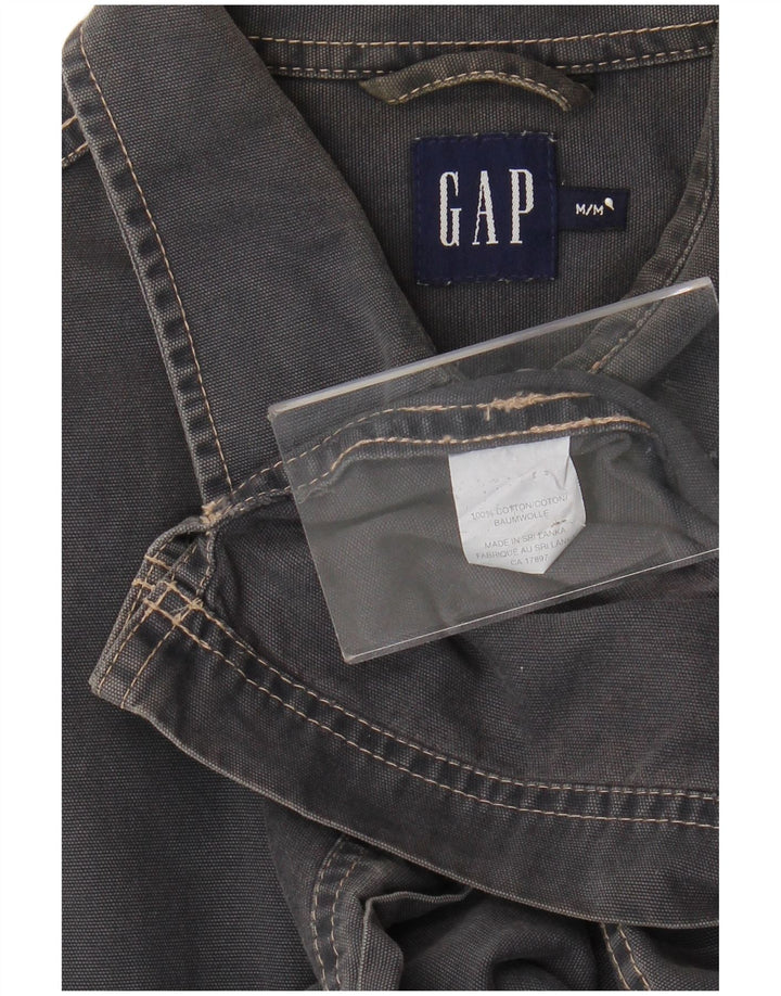 Gap Chemise à Manches Courtes Homme Gris Moyen Coton