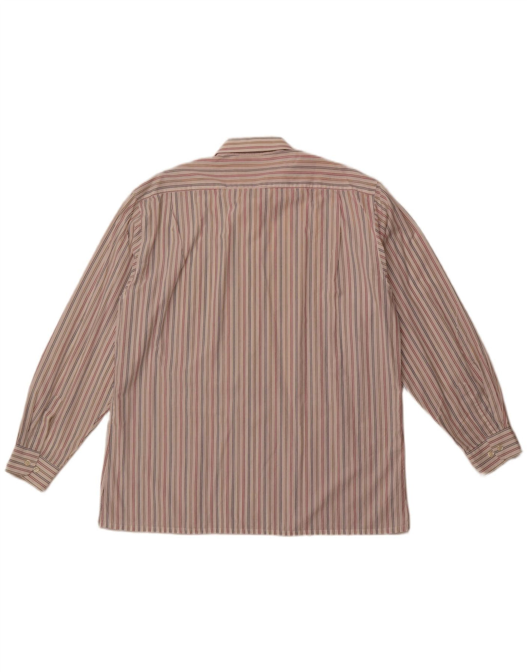 CACHAREL Chemise Homme Taille 43 XL Off White Pinstripe