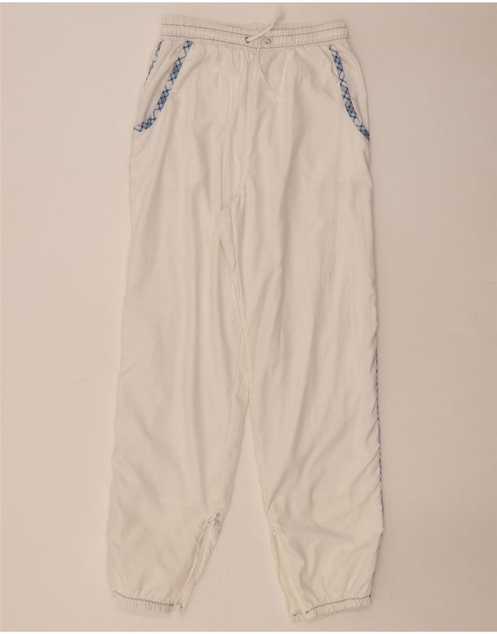 Sergio Tacchini Survêtement surdimensionné graphique pour femme US 10 Large Blanc