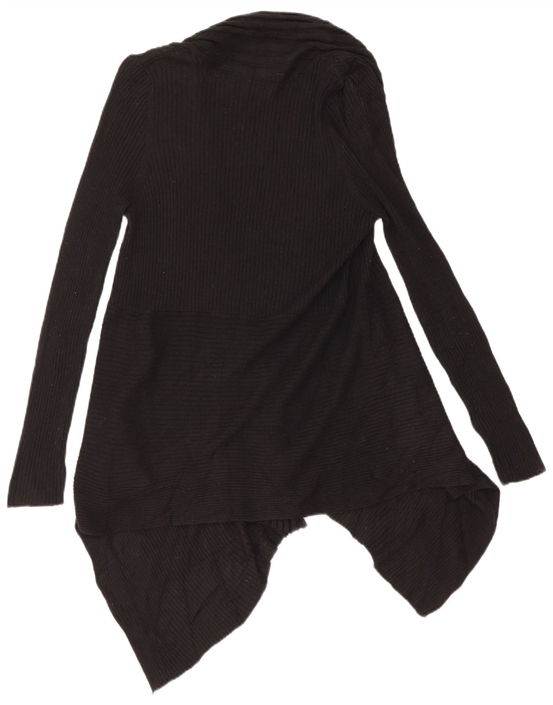 Marks & Spencer Pull cardigan asymétrique pour femme UK 14 Noir moyen