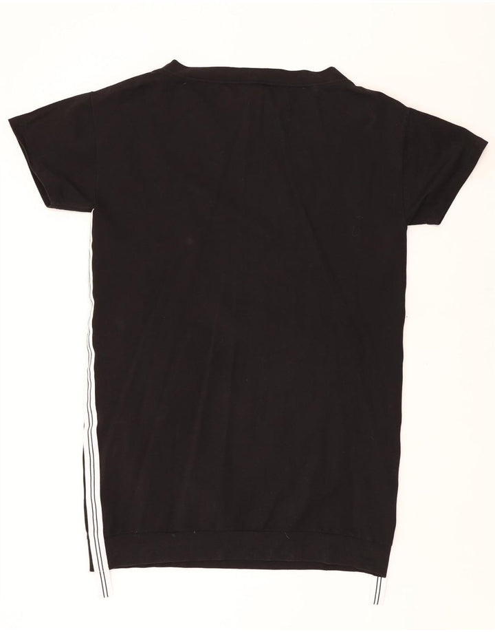 LIU JO Robe T-Shirt Milano pour Femme UK 18 XL Coton Noir