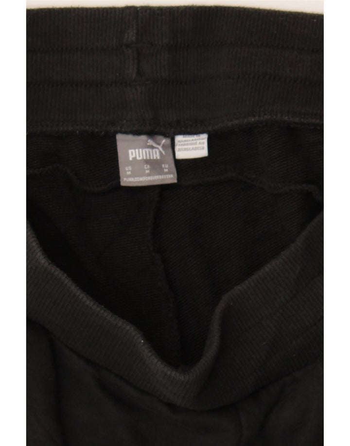 PUMA Womens Sport Shorts UK 14 Medium  Black Cotton Vintage Puma and Second-Hand Puma from Messina Hembry 
