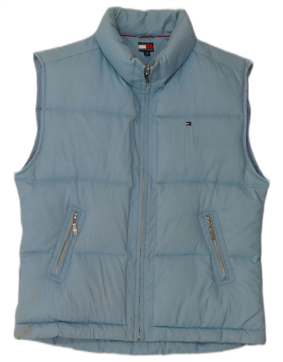 TOMMY HILFIGER Gilet rembourré garçon 15-16 ans XL Bleu Nylon