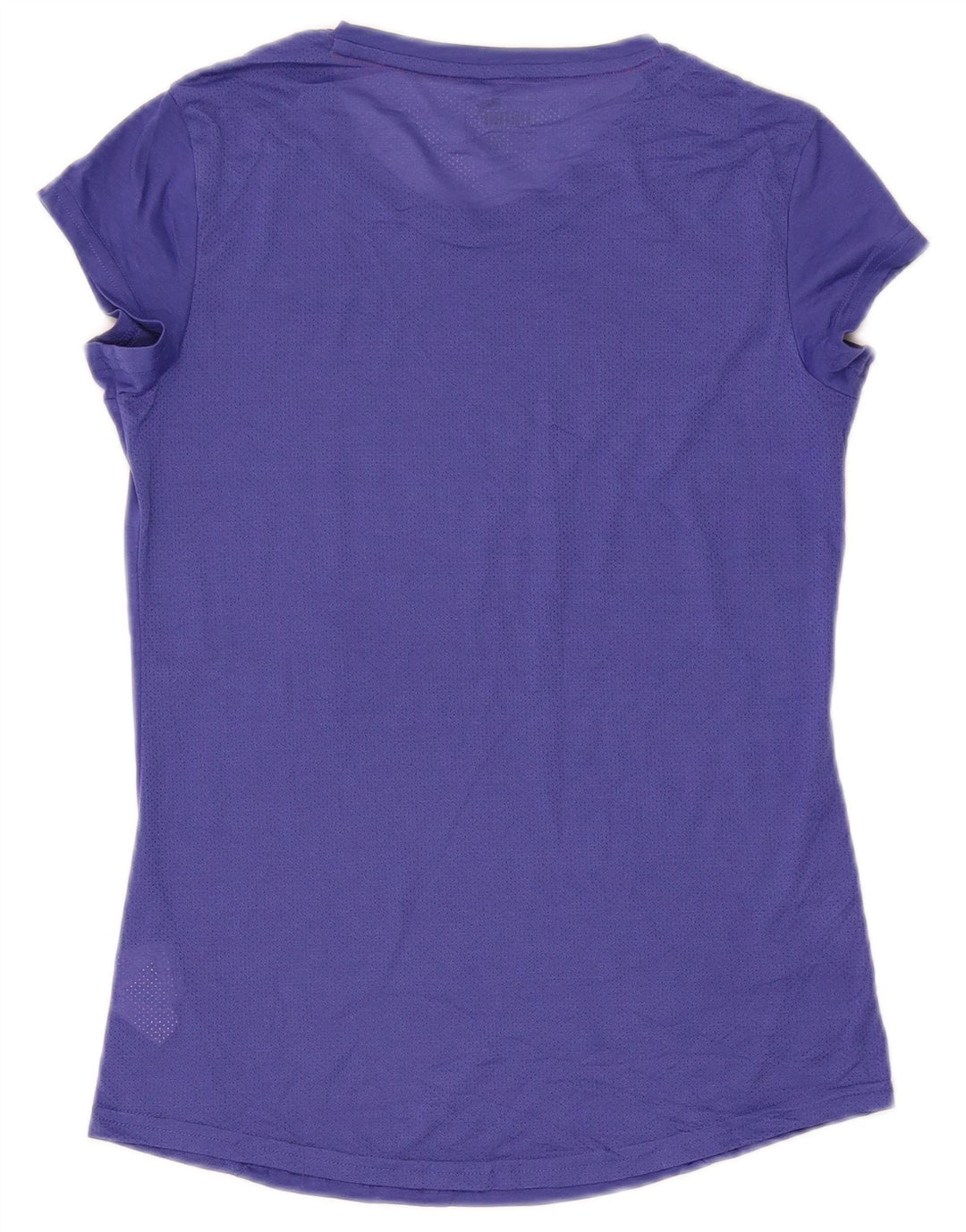 Puma T-Shirt Femme Top UK 10 Small Violet Polyester