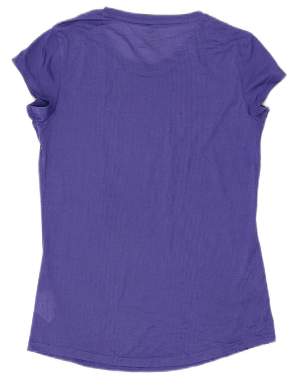 Puma T-Shirt Femme Top UK 10 Small Violet Polyester