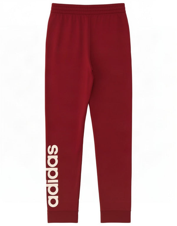 Adidas Pantalon de survêtement graphique pour femme Joggers UK 10 Petit Bordeaux