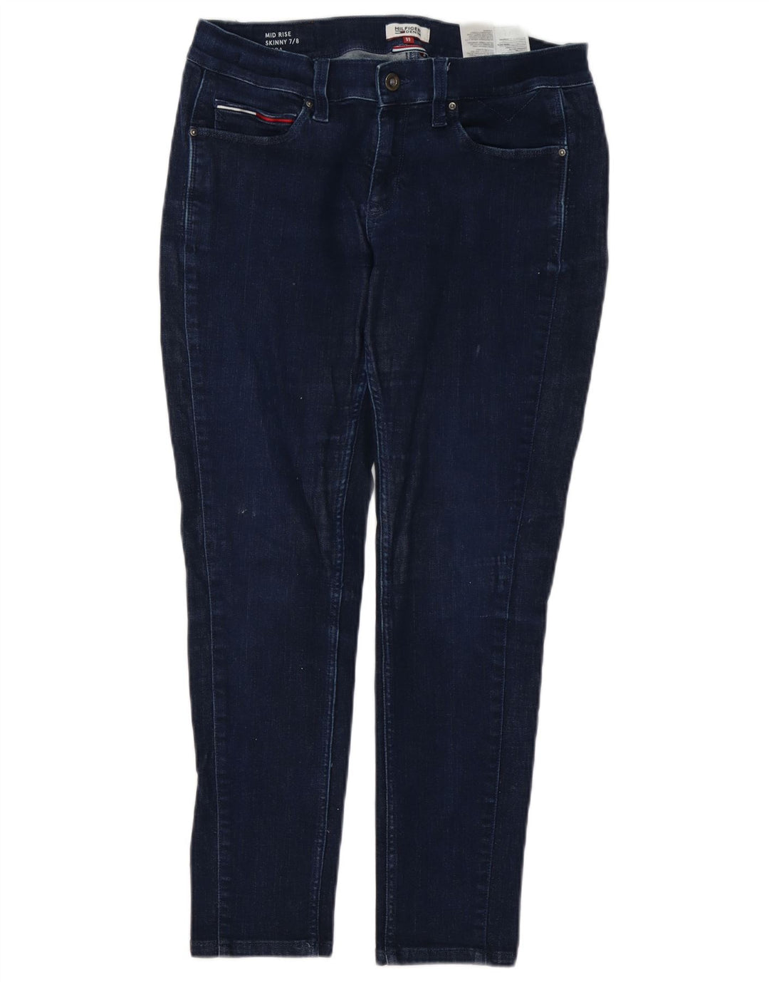 TOMMY HILFIGER Jean Skinny Femme US 7/8 Medium W32 L27 Bleu Marine