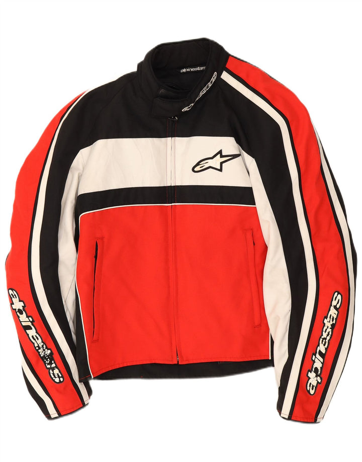 Alpinestars Veste Graphic Racer pour homme UK 42 XL Rouge Colorblock Polyester
