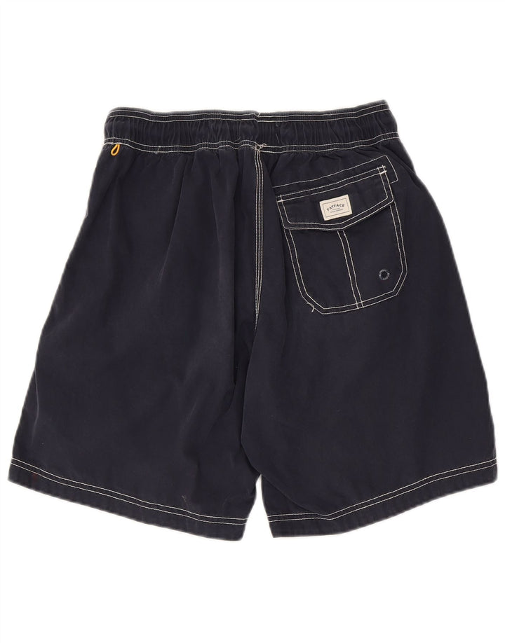 Short de Bain Homme Fat Face Coton Bleu Marine Moyen