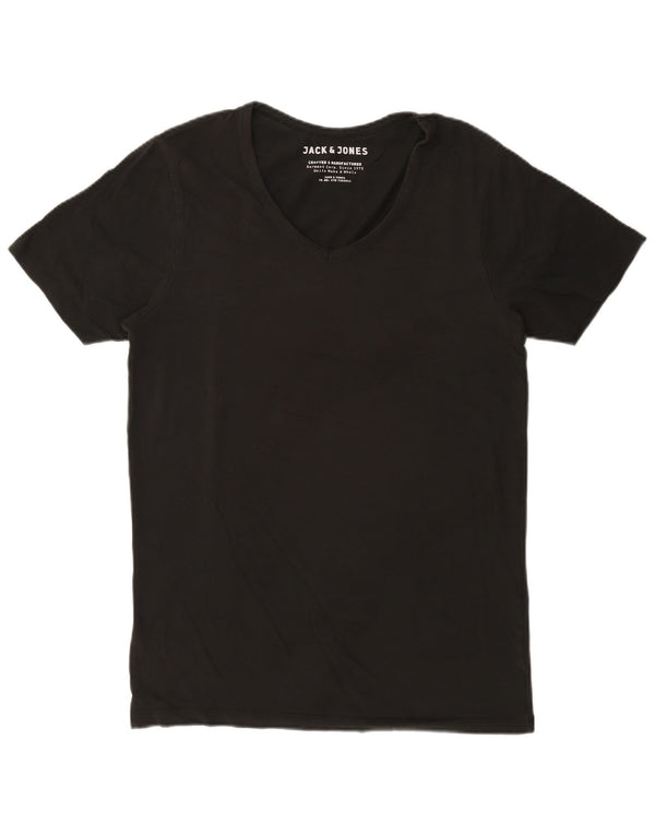 Jack & Jones T-Shirt Homme Haut Large Noir