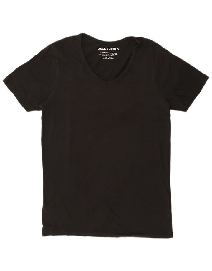 Jack & Jones T-Shirt Homme Haut Large Noir