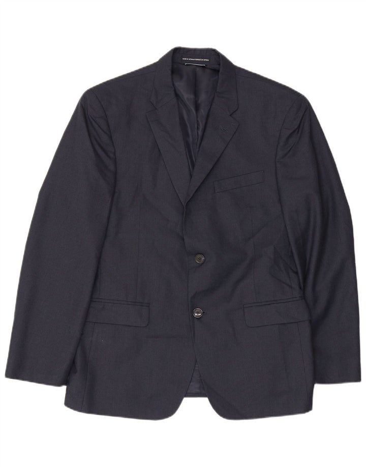 Tommy Hilfiger Veste blazer courte à 2 boutons pour homme UK 38 Bleu marine moyen
